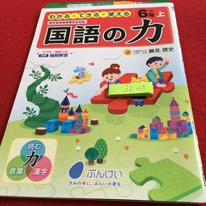 Z6-059 国語の力 6年生 ドリル 計算 テスト プリント 予習 復習 国語 算数 理科 社会 英語 家庭科 家庭学習 非売品 文溪堂