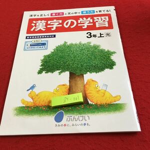 Z5-001 漢字の学習 ３年生 ドリル 計算 テスト プリント 予習 復習 国語 算数 理科 社会 英語 家庭科 家庭学習 非売品 文溪堂