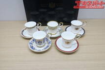 NOSTALGIE ISTANBUL ORIENT EXPRESS オリエント急行 桃山陶器 カップ＆ソーサー 5客セット 富岡店_画像1