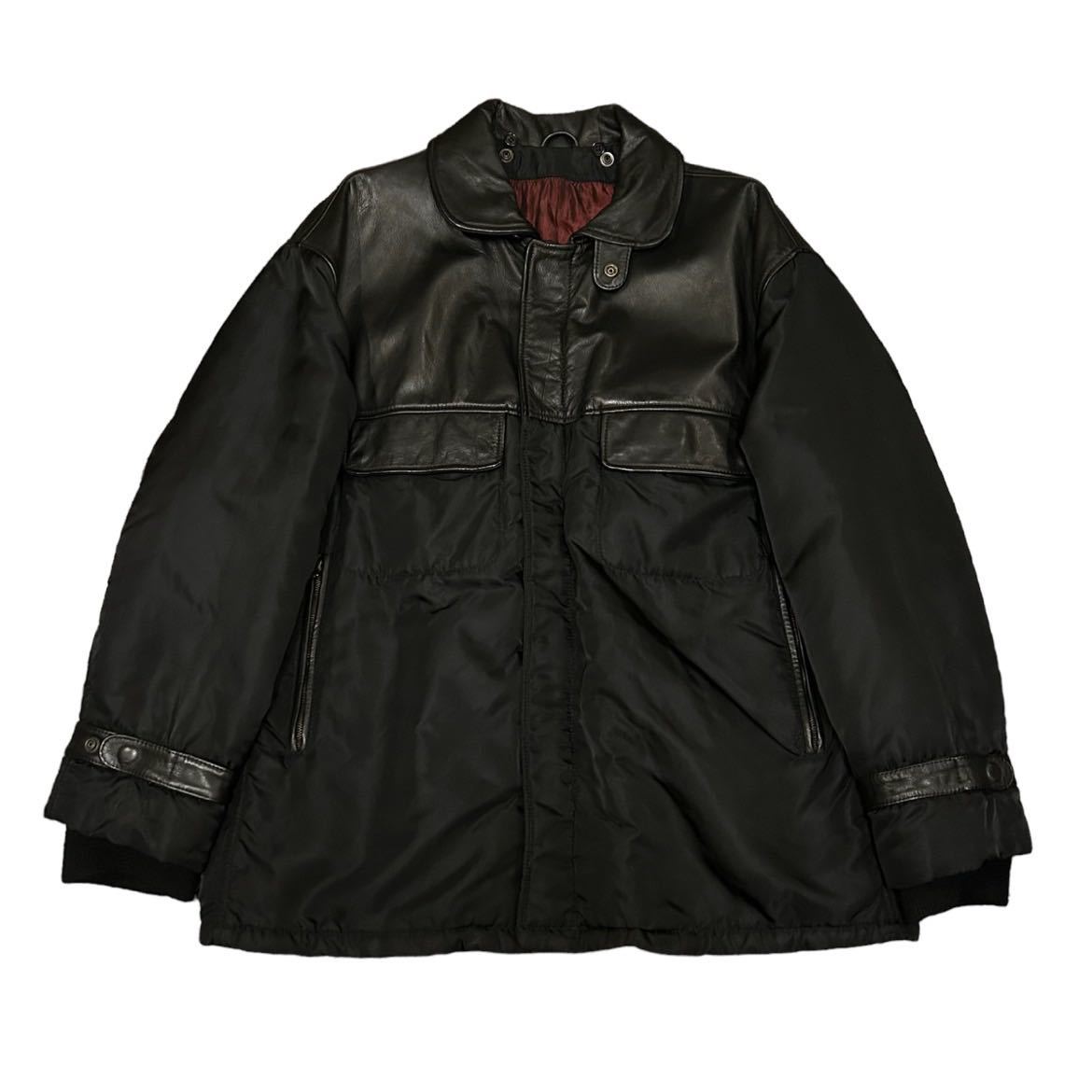 美品 ヒューゴ・ボス レザー ジャケット HUGO BOSS ☆ メンズ