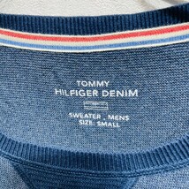 TOMMY　HILFIGER/トミーヒルフィガー　トレーナー　紺ネイビー　メンズS　薄手　K2514_画像3