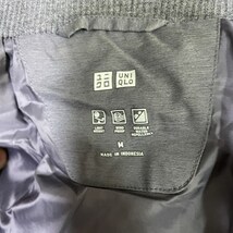 UNIQLO/ユニクロ　シームレス　ダウンコート　レディースM　 灰/グレー　防寒　上級モデル　　K2566_画像6