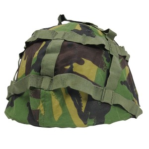  England army discharge goods helmet cover Mk6 helmet for DPM duck [ medium / with defect ] DPM camouflage England camouflage 