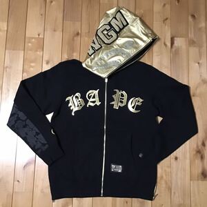 ★新品★ DSMG限定 BAPE BLACK GOLD シャーク パーカー Lサイズ a bathing ape shark full zip hoodie エイプ ベイプ chris brown m323