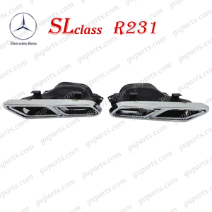  Benz SL R231 S65 AMG S63 AMG 231474 левый правый задний насадка на глушитель end металлизированный A2314900327 A2314900427 2314900327 2314900427