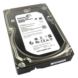 【中古パーツ】3.5 SATA 8TB 1台 正常 seagate ST8000AS0002 使用時間75H ■HDD1250