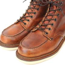 (20511)良品REDWING1907レッドウィング8.5D約26.5cm (モックトゥ茶ブラウン2009年製カッパー ラフ＆タフ ラフアンドタフ オイルド ヌバック_画像6