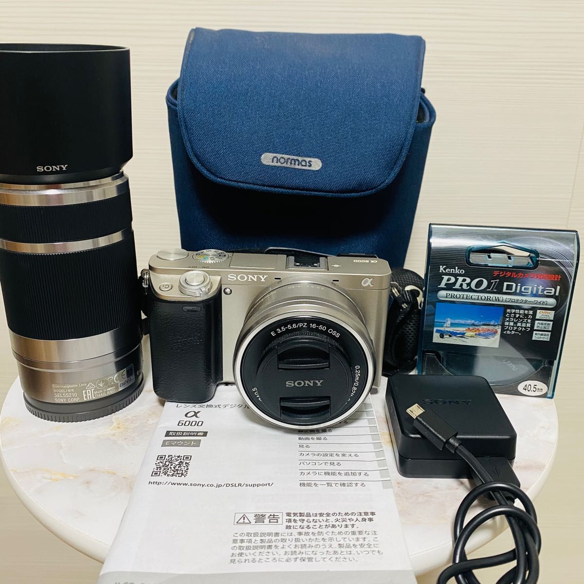 SONY α6400 レンズキット カメラバッグ+お掃除用具付き SONY レンズ