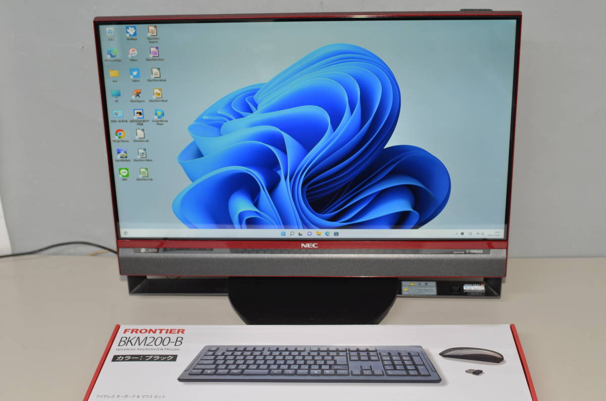 中古良品 一体型パソコン 最新Windows11 NEC DA770/F Core i7-6500U/大