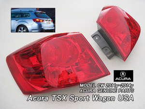  Accord Tourer CW1CW2[ACURA] Acura TSX Wagon original US tail light outside left right ( side marker attaching )/USDM North America specification body side li Alain pUSA