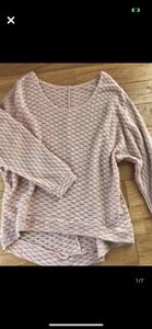 i- high fn thin knitted pull over do Le Mans . pink spring clothes 