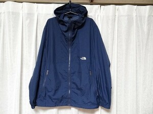 希少 ゴールドウイン THE NORTH FACE ノースフェイス マウンテンパーカー プルオーバー ナイロンジャケット XLサイズ 紺色 登山 キャンプ