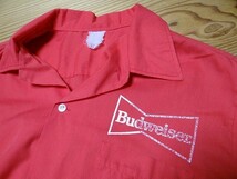 希少 80年代 ビンテージ BUD Budweiser バドワイザー ボーリングシャツ 半袖シャツ 15,000 CHALLENGE 旧車 アメ車 ロカビリー 当時物_画像4