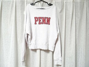 希少 PENN ペンシルベニア大学 オールドスクール ラグトップ トレーナー アメフト ラグビー フリーサイズ