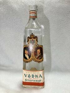 50年代流通 Stefanof Imperial Vodka インペリアル ウォッカ 750ml 40％　タックスメタル