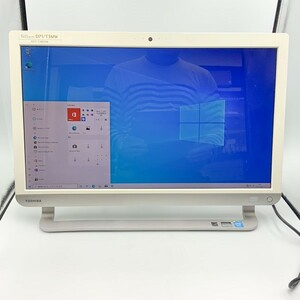  フルHD TOSHIBA 一体型 PC OFFICE2013認証済 Windows 10/CPU CELERON 2950M/大容量メモリ 4GB /HDD 2TB 20221208-01