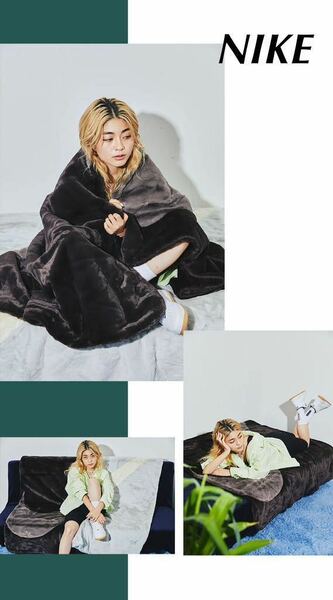 新品 定価24200円 NIKE WMNS NSW FAUX FUR BLANKET KRMG ナイキ ウィメンズ “フェイクファー ブランケット ブラウン