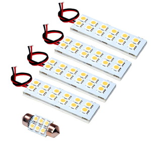 ルームランプ LED 暖色 総発光数162発 T33/SNT33 エクストレイル [R4.7-] 5点セット