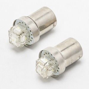 P25/35W系 デリカスターワゴン [S61.6～H11.9] RIDE LED ナンバー灯 G18(BA15s) 2個 FLUX 5連 ライセンス灯 旧車