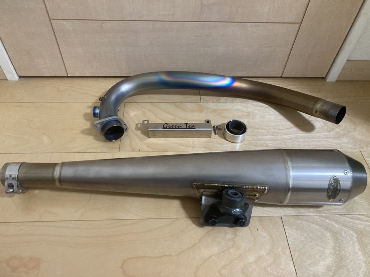 激安特価 SR400FI用 GREENTEA グリーンティー パワーパイプ ソリッド