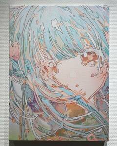 新品 ED20 2022 野澤梓 portrait no.10_g Giclee on Canvas ジクレー作品 デジタル版画