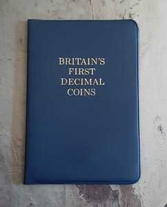 ☆イギリスの小数点コイン 5枚セット 1968/71年BRITAIN'S FIRST DECIMAL COINS10ペンス 5ペンス 2ペンス 1ペンス ハーフ ペンス コイン 