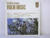 LP レコード 辻久子 他 The World Famous VIOLIN MUSIC BACH バッハ G線上のアリア 他 【VG+】 D5514A_画像1