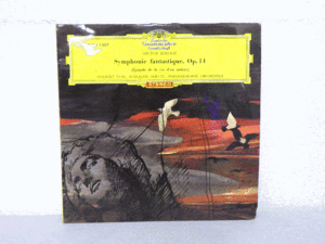 LP レコード HERBERT VON KARAJAN ヘルベルト フォン カラヤン指揮 SYMPHONIE FANTASTIQUE OP.14 幻想交響曲 作品14 【 E- 】 D6084H