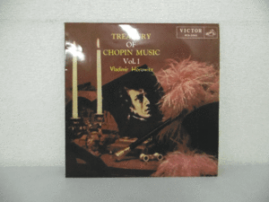 LP レコード Vladimir Horowitz ウラディミール ホロヴィッツ TREASURY OF CHOPAN MUSIC Vol.1 ショパン珠玉集 第1集 【 VG+ 】 D6537H