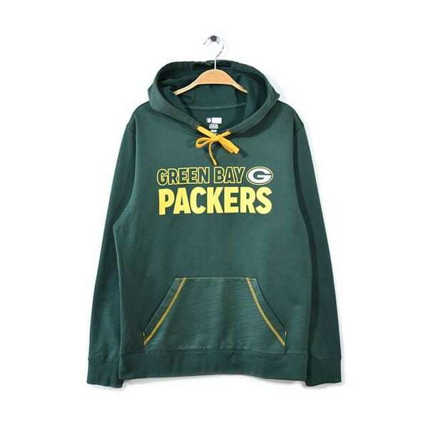 【送料無料】NFL グリーンベイパッカーズ GREEN BAY PACKERS 深緑 TX3 WARM素材 スウェットパーカ M @CG0262