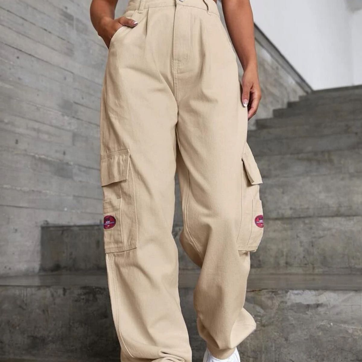 取寄商品 mlvince PARACHUTE SLIM CARGO PANTS ブラウン | www