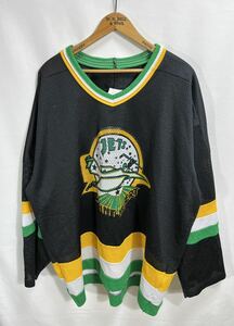 ■ CANADA製 Jets St Hubert メッシュ地 ホッケー ユニフォーム 古着 サイズXXL アメカジ ジュニア 好配色 ■