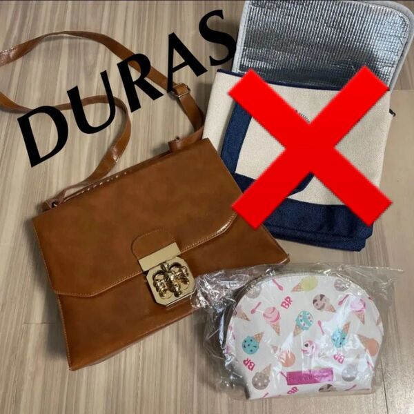 DURAS ショルダーバッグ　Chloe サーティワンポーチ　ココス保冷バック ヴィンテージ 2way