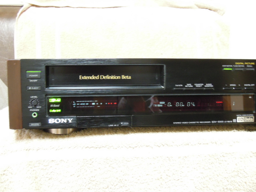 SONY EDV-5000 ベータビデオデッキ 光ディスクレコーダー・プレーヤー