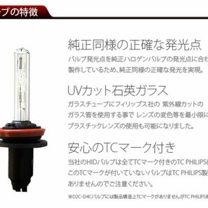 ニュープロフィア M/C後 H20.8〜H22.6 D2C 35W トラック用 ヘッドライト 純正交換用HIDバーナー 24V フィリップス キセノン 8000Kの画像4