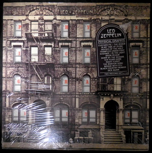 レッド・ツェッペリン LED ZEPPELIN／PHYSICAL GRAFFITI フィジカル・グラフィティ 米1975年 オリジナル 美盤 ステッカー