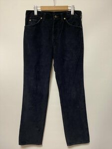 ★USED/LEE/CORDUROY PANTS/STRAIGHT/NAVY/MADE IN USA/リー/コーデュロイ/ストレート/３４インチ/ネイビー/アメリカ製/古着★