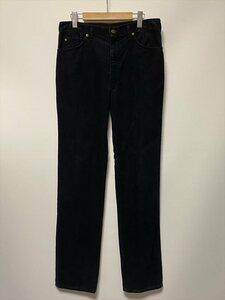 ★USED/LEE/CORDUROY PANTS/STRAIGHT/NAVY/MADE IN USA/リー/ストレート/コーデュロイ/３４インチ/ネイビー/アメリカ製/古着★