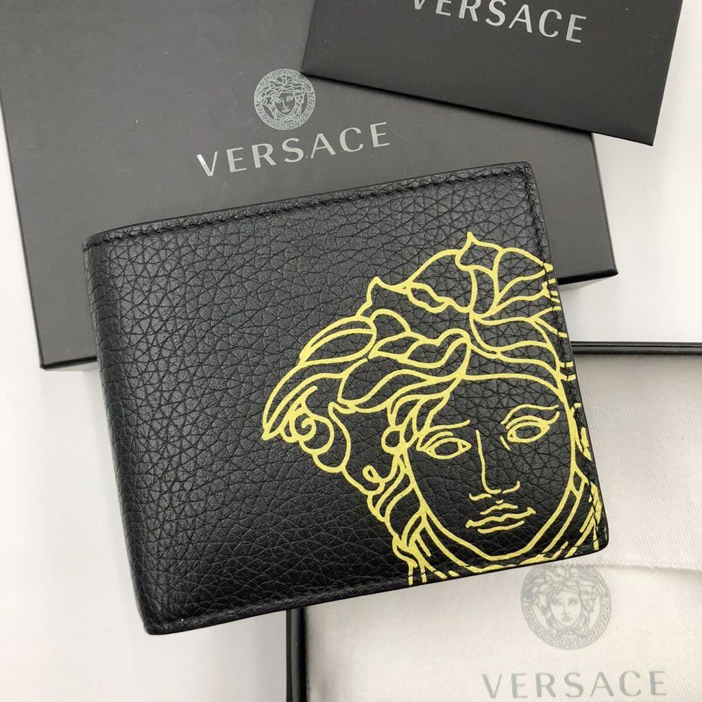 肌触りがいい VERSACE ベルサーチ メデューサ長財布 - grupofranja.com