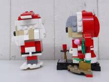 当時物 ＊LEGO レゴ 40274＊BRICKHEADZ ブリックヘッズ＊サンタクロース＊Mr. & Mrs. Claus ＊ミスターとクロース夫婦＊取説付き 箱なし_画像4