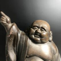 七福神　大黒様・大黒天様　鉄製　仏像　置物 全長約30ｃｍ て　インテリア　E1_画像5