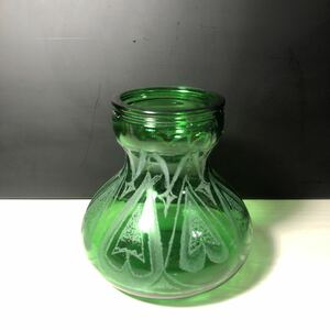 Art hand Auction 玻璃瓶, 花瓶, 容器, 手绘, 玻璃工艺品, 装饰品, W10-30, 工艺, 玻璃, 其他的