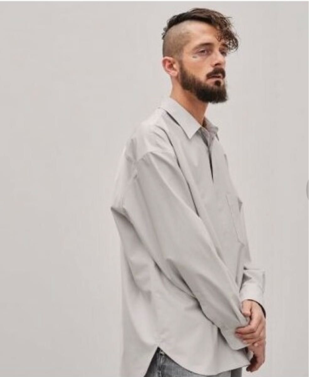 LIDNM ITALY GAUZE CHECK SHIRT GRAY シャツ | tropicalbrasiljeri.com.br