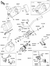 Kawasaki ULTRA300LX'12 OEM section (Handlebar) parts Used [K3790-28]_画像3