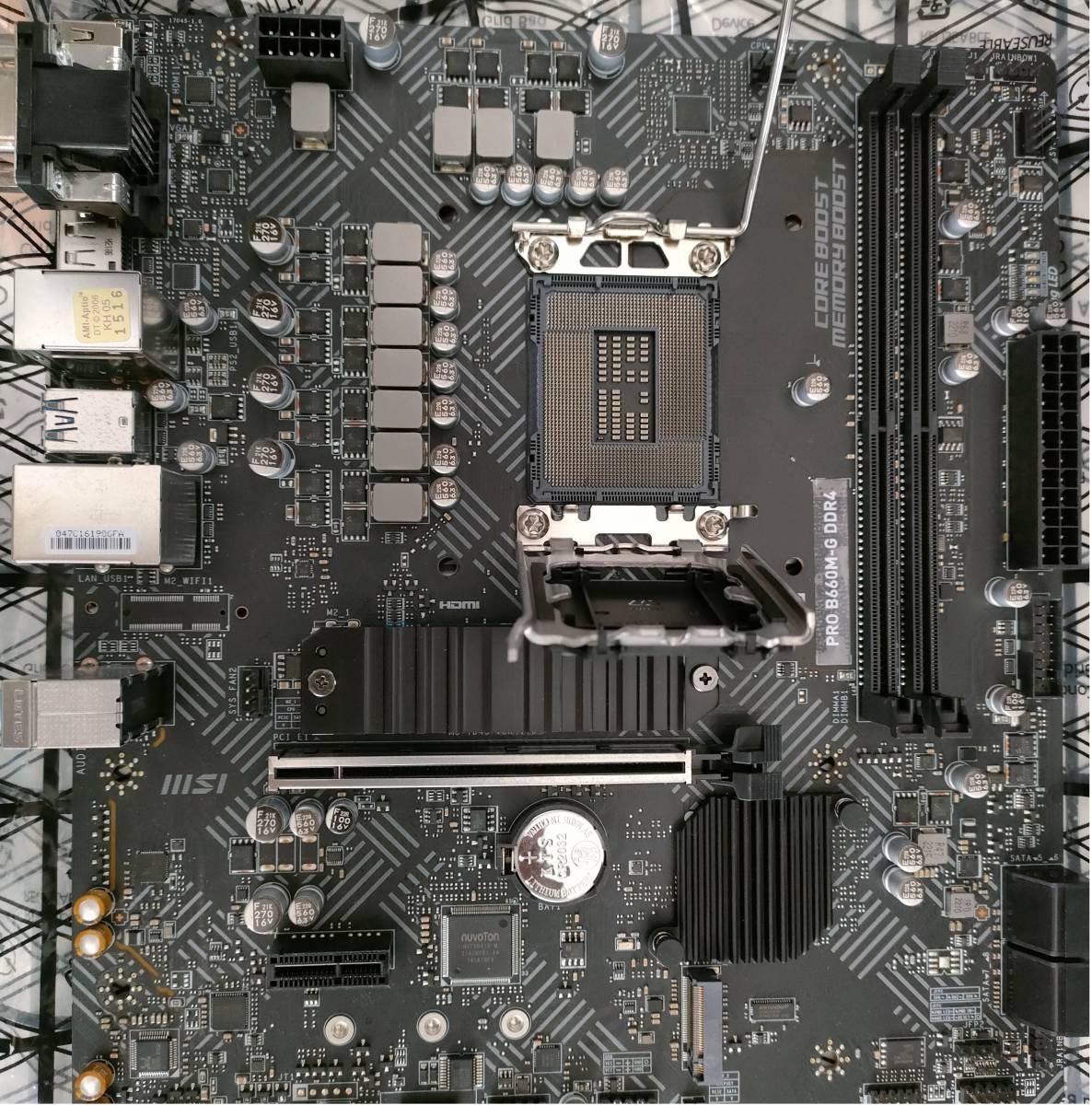 MSI PRO B660M-G DDR4 B660 1700 MicroATX ドスパラ限定モデル(中古)の MSI PRO B660M-G DDR4 B660 1700 MicroATX ドスパラ限定モデル(中古)の
