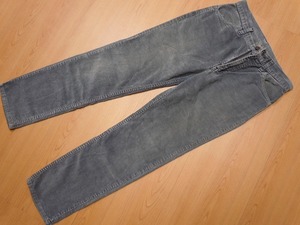 v393★[W30] 90s Levi's 519 1517 コーデュロイパンツ USA製 ネイビー 紺 リーバイス★ビンテージ vintage コーズ 古着 即決★