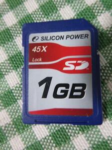 SILICON POWER SDメモリーカード 1GB 45X