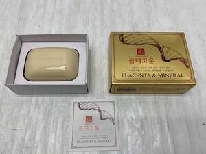 送料無料S60231 PLACENTA&MINERAL プラセンタ＆ミネラル石鹸　105g 韓国コスメ　未使用