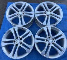 MERCEDES BENZ メルセデスベンツ GLAクラス 純正 ホイール 18 7J PCD112 5穴 +46 ハブ66.5 X156 良品　(235/50R18) タイヤ用　4本_画像1