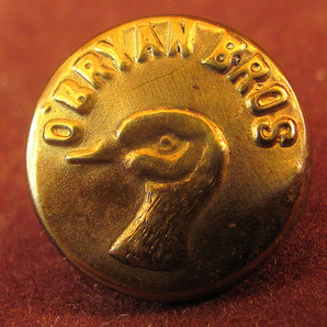 【チェンジボタン】DUCK HEAD 鴨柄 1890年代 O'brian Bros ビンテージ カバーオール用 古着 (ワークウェア オーバーオール レア の画像10